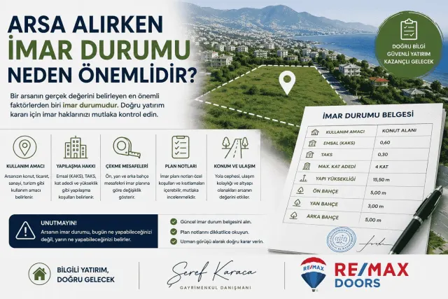 Arsa Alırken İmar Durumu Neden Önemlidir?