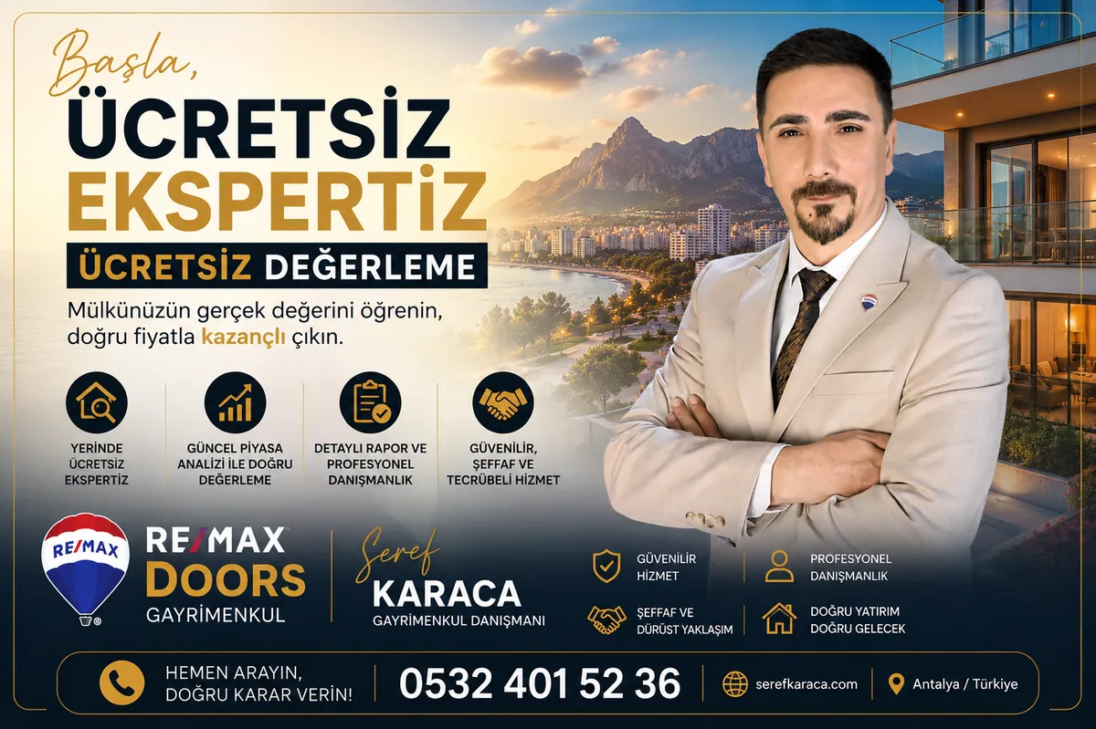 Gayrimenkul Danışmanı Şeref Karaca Ücretsiz Değerleme